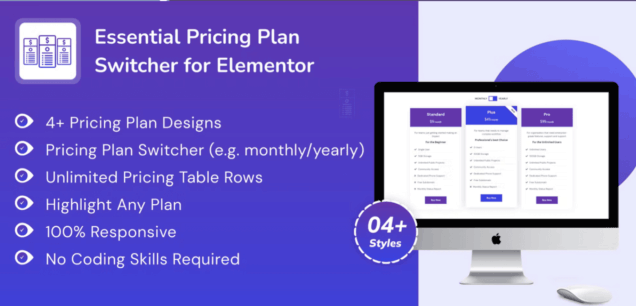 دانلود رایگان Essential Pricing Plan Switcher